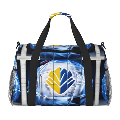 Sac de sport hockey sur glace noir bagage cabine compact