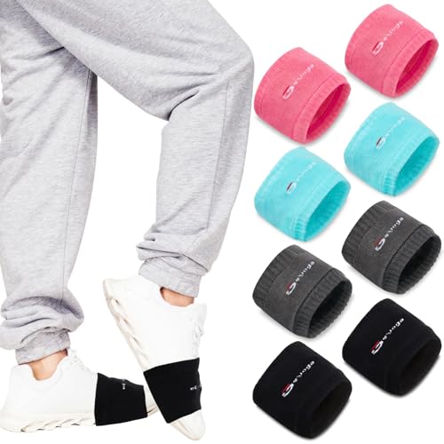 Geyoga Dance Shoe Covers Socks for Dancing on Smooth Floors over Sneakers Protecting Knee...