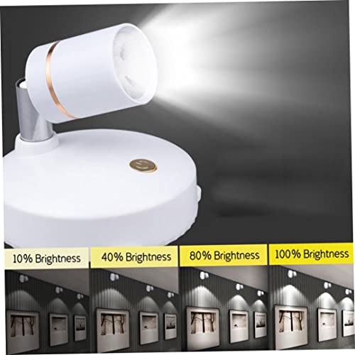 Lampe rotative LED à batterie pour éclairage mural autonome