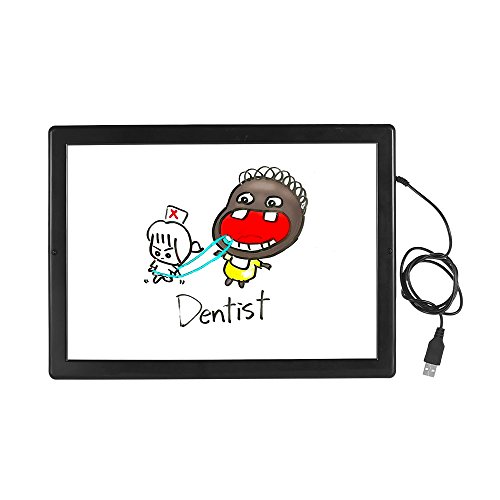 Preisvergleich Produktbild aibecy Tablet Schreib LED Doppelseitiges Botschaft Zeichnung Pad elektronische Schreiben Halterung USB Schnittstelle