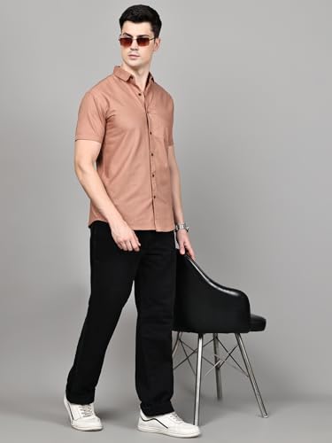 Image of Majestic Man Men's Cotton Slim Fit Shirt