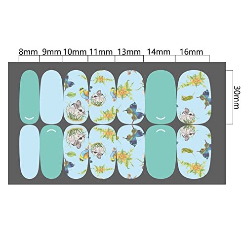 Wokoto 16 Sheets Flowers Leaves Nail Stickers For Acrylic Nails Flowers Maple Leaf Nail Polish Strips Stickers Full Nail Wraps For Women With Nail File Press On Nail Polish Stickers Nail Art Wraps #TOP5