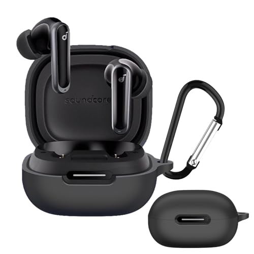 [2026�V�o��]KANOYO For Anker Soundcore P40i�P�[�X �����h�~�p�̃t�b�N�𓋍ڂ��� �y�� �L�Y�h�~ �h�o �ϏՌ� �h�� �h�o �����[�d�\ �S�ʕی� �L�Y�h�~ Soundcore P40i �Ή� [�u���b�N]