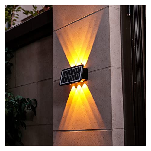Applique solaire led extérieur étanche 6LED bicolore à éclairage haut et bas - 2