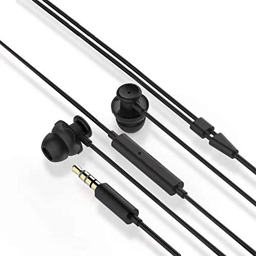 ABREOME Auriculares in-Ear Auriculares para Dormir, Auriculares con Cancelación de Ruido,Tapones para Los Oídos para el Insomnio, Costillas, Ronquidos, Viajes Aéreos, Meditación y Relajación (Negro)