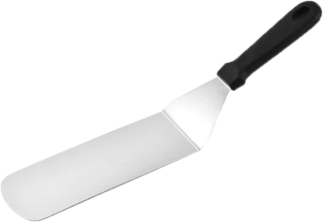 high Heat Spatula Griddle Spatula Griddle Scraper and Pancake or Hamburger Turner Stainless Steel Utensil Great for BBQ Grill Flat Top