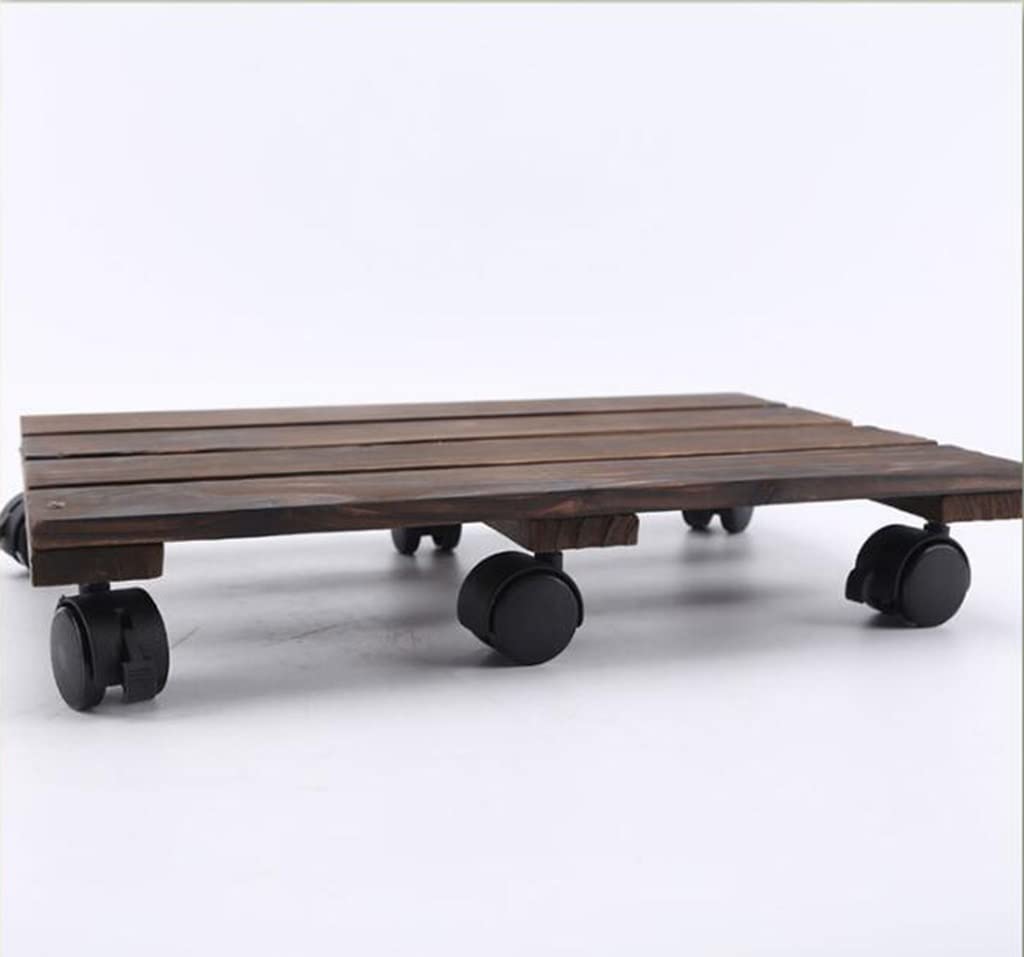 Plateau de Pot de Fleurs Amovible SHISHI 40x40 | Base à Roue Universelle Multi-Directionnelle