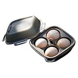 Solution de cuisson portable pour l'extérieur : ce récipient à œufs de camping avec design vapeur élimine le stress du transport et permet de passer directement des œufs dans le cuiseur vapeur. Cela offre un maximum de confort pendant les aventures en plein air. La construction robuste et compacte protège les œufs et facilite le transport, ce qui vous permet de cuisiner facilement et rapidement n'importe où. Un compagnon indispensable pour les amoureux de la nature.