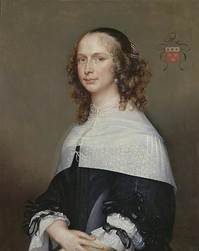 Affiche Impression d'art Portrait de la femme de Nicolas Van Der Haer
