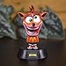Price comparison product image Crash Bandicoot Mini Lamp | Collectable Crash Bandicoot Lamp | Ideal for Night Light for Kids Bedrooms, Office & Home | Pop Culture Retro Gaming Merchandise, 1 W [Energy Class A+++]