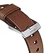 NOMAD Modern Band for Apple Watch 44mm/42mm | Rustic Brown Horween Leather | Silver Hardware