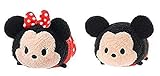 Disney Mickey Mouse and Minnie Mouse Tsum Tsum 3.5 inch Plush Set