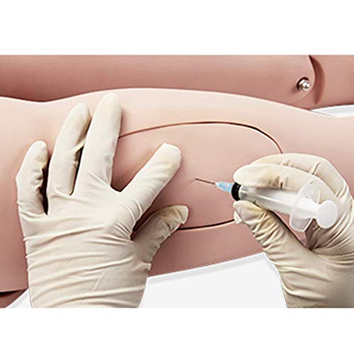 MZBZYU Geriatric Training Manikin Patient Care Skills Mannequin with Interchangeable Genitals and Bedsore Modules for Nursing Medical Training Teaching Medical Supplies,Female