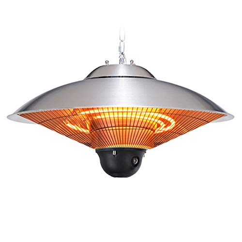 Deckenheizstrahler Heizpilz Heizstrahler Terrassenstrahle | Infrarotstrahler | Wärmestrahler | Terrasse | Quarzstrahler | Leistung: 2500W