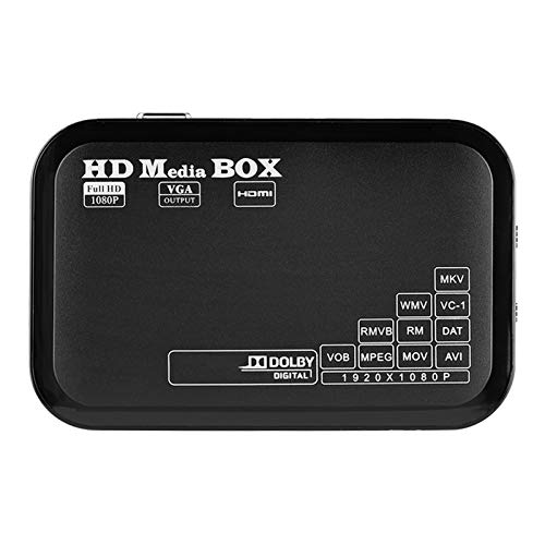 Mini lettore multimediale Full HD 1080p supporto USB RMVB AVI
