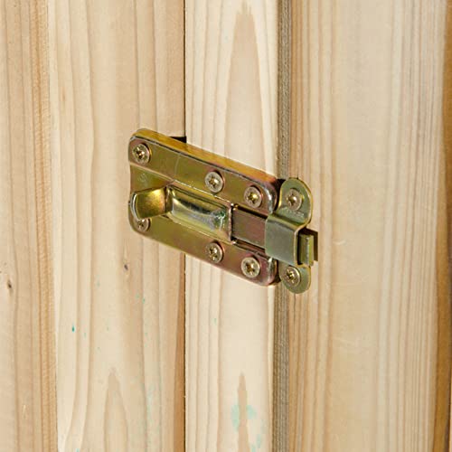 Verdelook Armadio Ripostiglio Multiuso In Legno Impregnato Per Attrezzi, 85X46X177 Cm - 4
