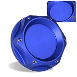 AJP Distributors Blue Hexagon Style Universal Screw In Motor Engine Valve Cover Oil Filler Cap Aluminum JDM Compatible/Replacement For Celica Corolla Camry MR2 MRS Supra 1JZ 2JZ 4AGE 3SGTE