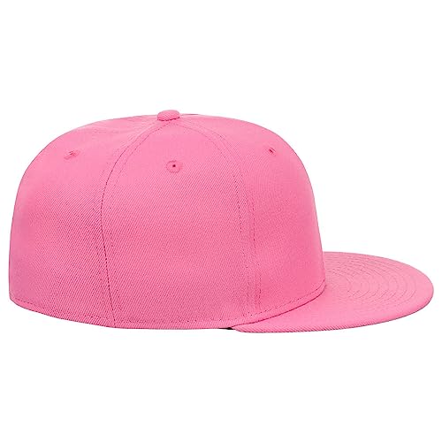 Image of Lids Blank Premium Full Court w /Colored Under Visor Fitted Cap