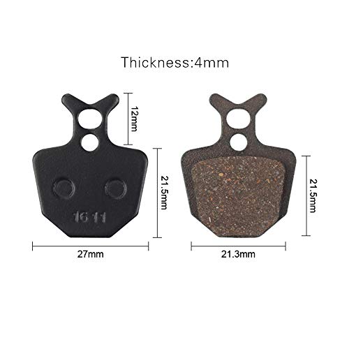 ERYUE Pastilhas de freio,Par de Bicicleta Resina Disco Pastilhas de Freio Disco Fricção Placa Acessó
