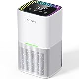 Dehumidifier, 60 OZ Water Tank, Dehumidifiers for Home, 500 sq. ft. Dehumidifier for Basement Bathroom Bedroom with Auto Shut Off, 7 Colors LED Light, Quiet Dehumidifiers with Sleep Mode (White)