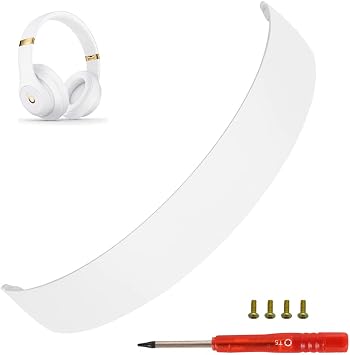 Dre Studio 3 Wireless Headband as Same as the OEM Replacement Arch Band Studio3 Accessories Parts Compatible with Beats by Dr Dre Studio3/A1914 Studio 2 Wired/Wireless Headphones White