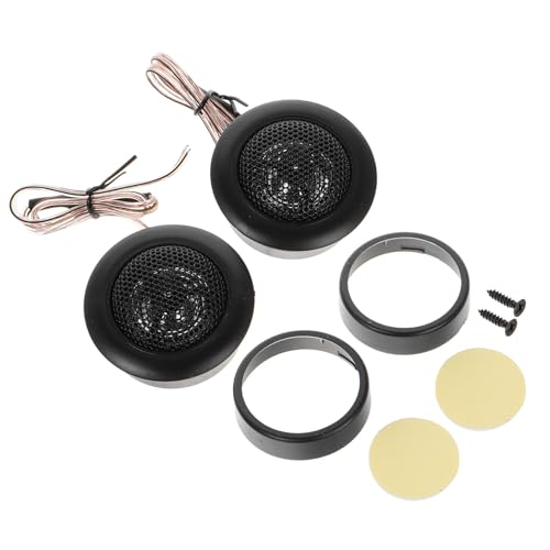 PRETYZOOM Tweeters à Dôme pour Système Audio de Voiture, Construction Robuste Haut-Parleurs d'Aigus de Porte Installation Automobile Solide