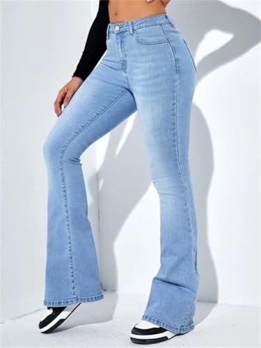 High Waist Stretch Butt Lifting Jeans, Bootcut Casual Denim Pants, Butt Lifting Skinny Jeans for Women4