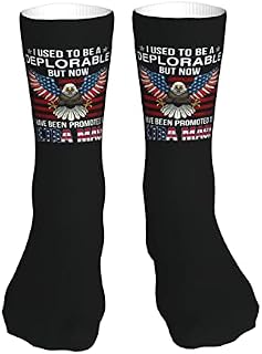 883 Compression Socks I Used To Be A Deplorable But Now I Have Been Promoted To Ultra Maga Sports Socks Breathable Calf Socks Comfort Athletic Socks For Trekking Hiking Jogging 40cm