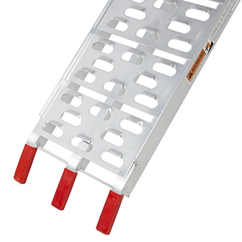 Best Choice Products Sky1928 7.5' Aluminum Loading Ramp For Pickup Truck Trailer Motorcycle Atv Lawnmower - Pair #TOP3