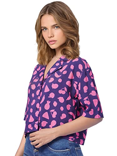 Image of ONLY Women's Regular Fit Collar Neck Shirt