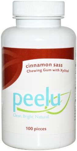 Cinnamon Sass Chewing Gum with Xylitol 100 Ct