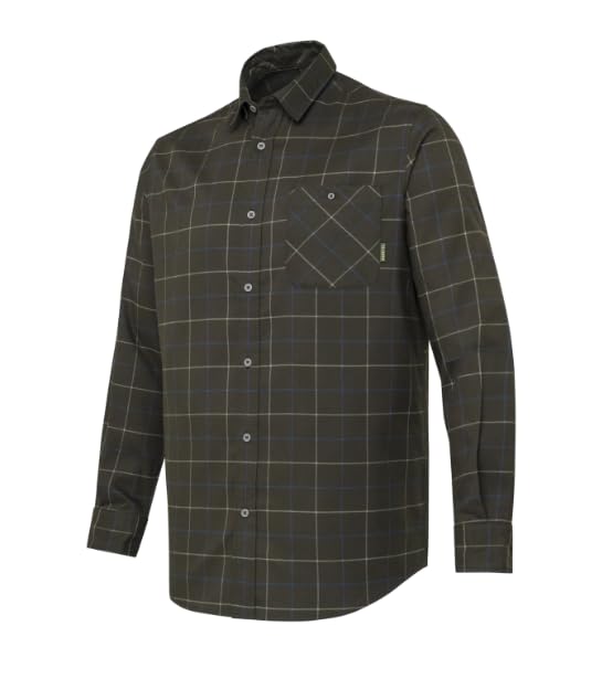 Chemise Beretta Jargo Stretch Bark & Sage Check haut de gamme