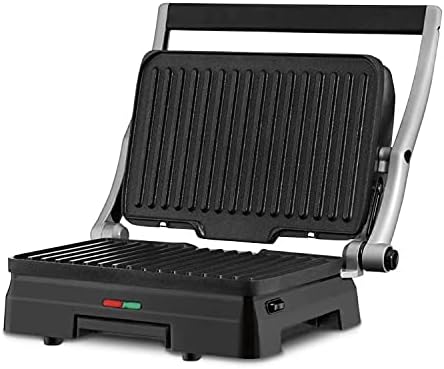 Cuisinart GR-11 Griddler in panini press mode with a sandwich