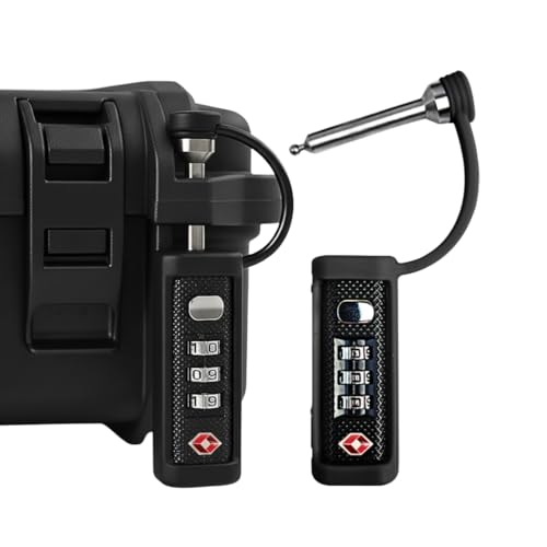 Tsa Approved Tactical Gun Case Lock, Black with protective rubber sleeve & cut-resistant MonoShaft secure single shaft padlock for guns, luggage, rifles, pistols, & revolver cases-Child Safe Tsa Approved Tactical Gun Case Lock, Black with protective rubber sleeve & cut-resistant MonoShaft secure single shaft padlock for guns, luggage, rifles, pistols, & revolver cases-Child Safe