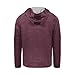 Holloway All-Pro Performance Fleece Hoodie Maroon Heather/Silver M