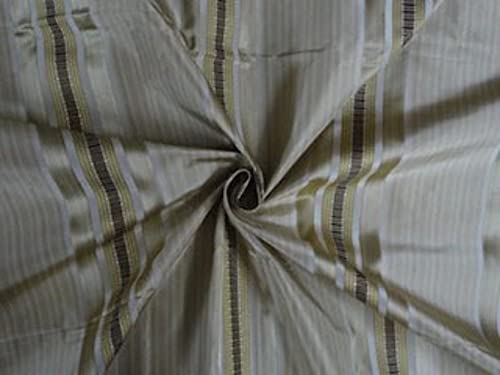 Tissu taffetas de soie or et vert idéal pour vos robes de soirée de mariage