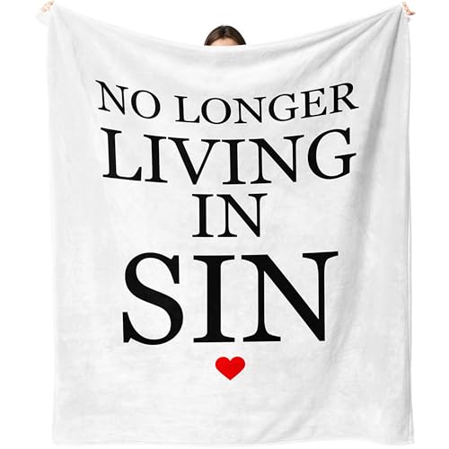 Dulkjio No Longer Living In Sin Throw Blanket