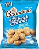 Grandma's Mini Sandwich Cremes Vanilla 2.12 Oz. (Pack of 60)