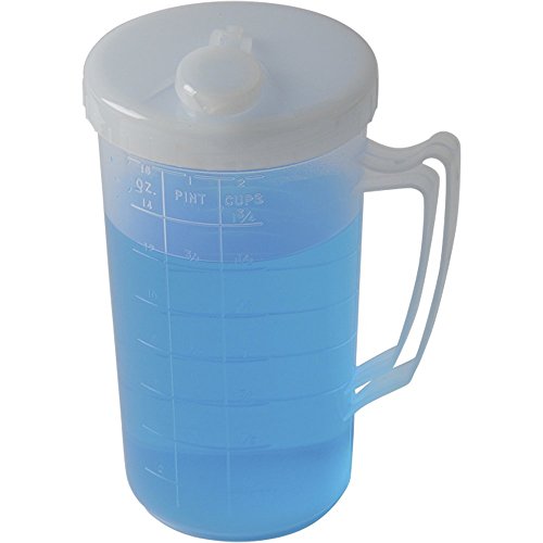 Constructive Playthings"Pint-Size" Pitcher for Children, Clear Plastic Pitcher, Set of 6, Ages 3