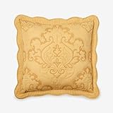 BrylaneHome Amelia Euro Sham - Euro, Honey Gold