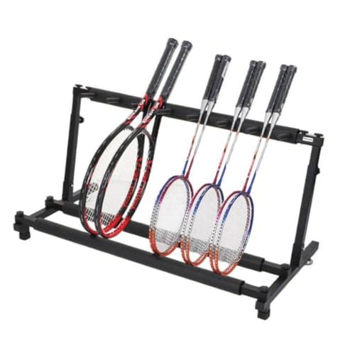 Estante para raquetas de tenis multifuncional para ordenar el salón, tus guitarras y violines