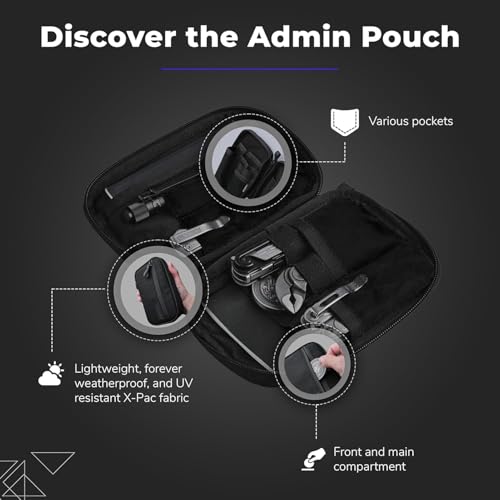 ALPAKA Admin Pouch EDC Organizer Tool Pouch Black X-Pac X42 by ALPAKA - Image 3