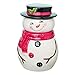 Transpac Y9797 Sweet Snowman Cookie Jar, 10.50-inch Height, Dolomite