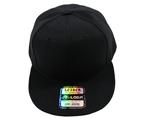 L.O.G.A. Kid's Youth Plain Flat Bill Snapback Caps(More Colors)2
