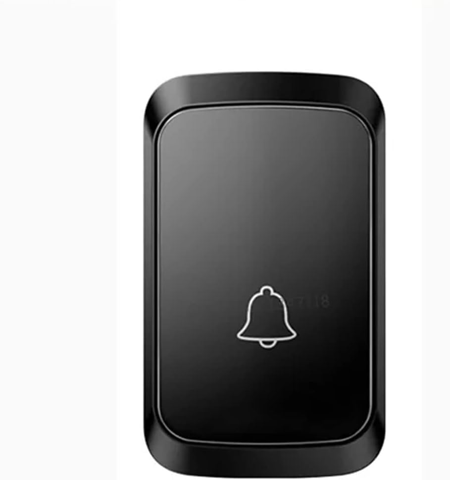 Door Bell 58 Chimes 300M Remote Smart LED Doorbell Battery 1 2 Button 1 2 3 Receiver (Color : D, Size : 1)