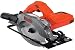 Produktbild Black+Decker Handkreissäge (1250W, Schnitttiefe 66 mm / 50 mm (90°/45°), mit Parallelanschlag, Durchmesser 190 mm, mit Schnellspannhebel, integrierter Laser, inkl. 2 Sägeblätter) CS1250LA