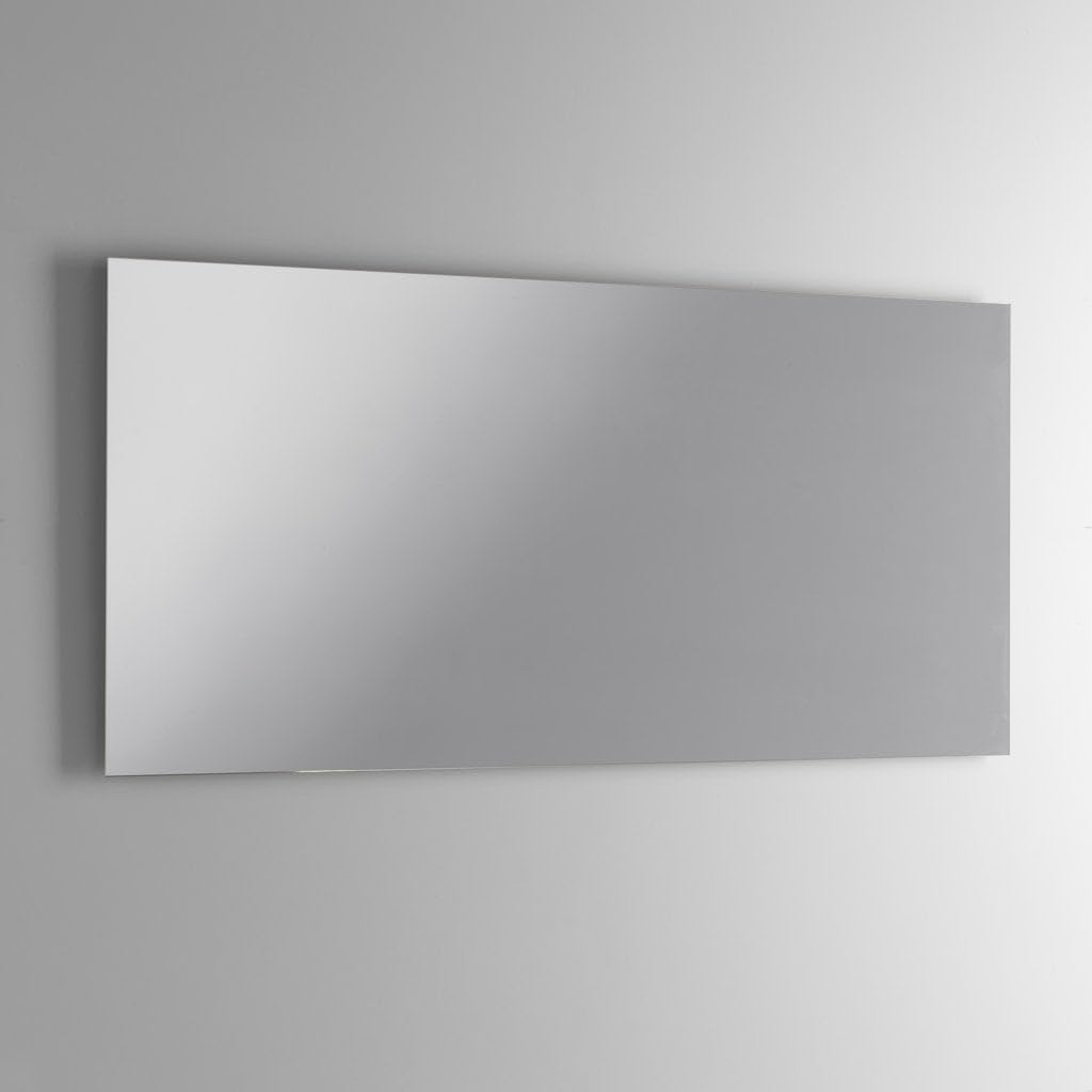 AQA DESIGN mobile bagno composizione 4 pezzi, mobile bagno con lavabo, base sospesa con frontali in MDF cannettato, set mobili bagno nr2 cassetti - Verde - 121x46,5x190 cm