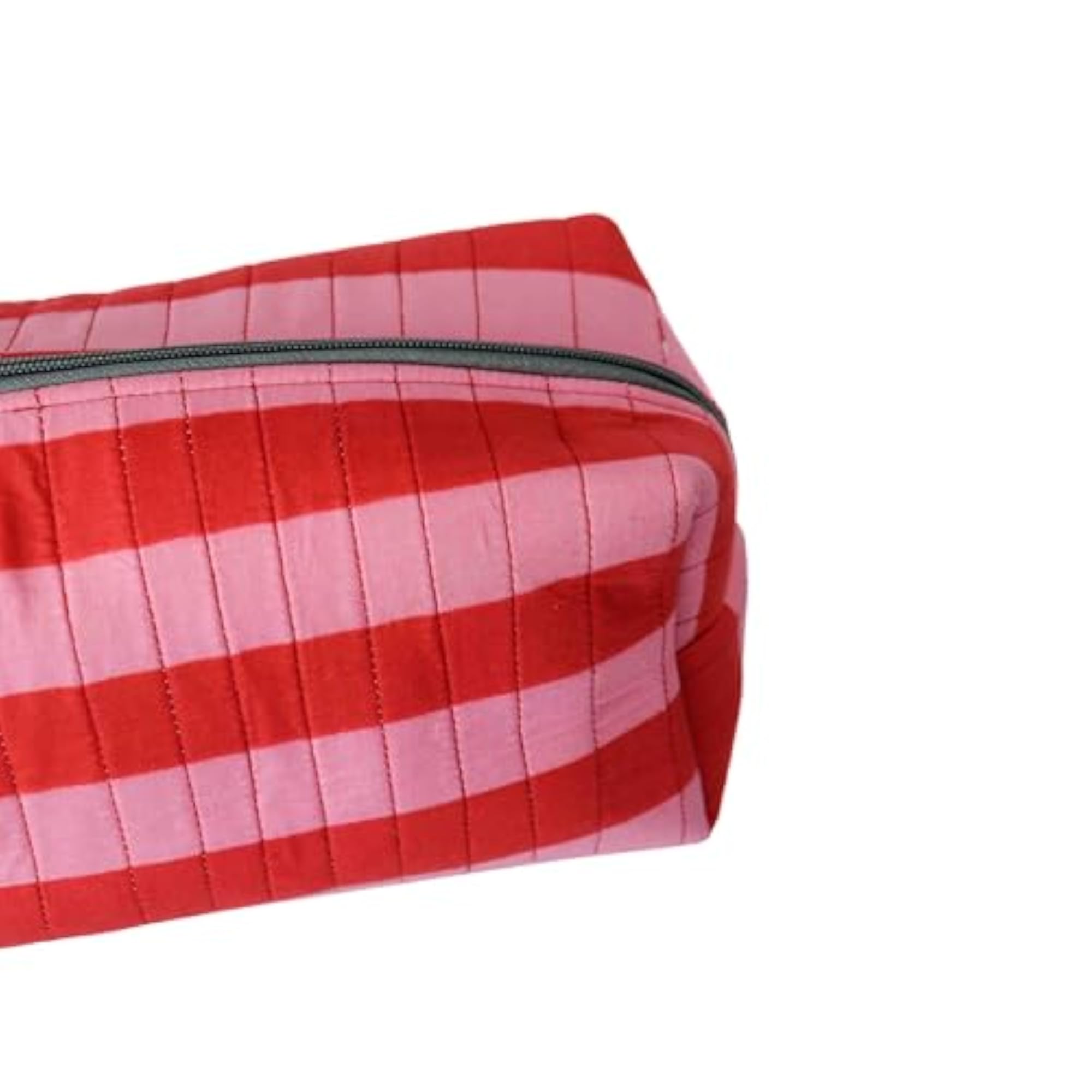Puffy Makeup Bag, Bubble Gum, Large Cosmetic Organizer