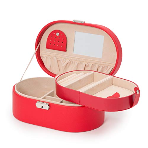 Wolf Heritage Oval Jewelry Box #TOP3