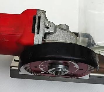 Angle Grinder Stand for Tile 45° Chamfer Cutting Angle Grinder Stand Grinder Holder 45 Degree Cutting Ceramic Stone Chamfering Tool for 100-Type Angle Grinders (L)